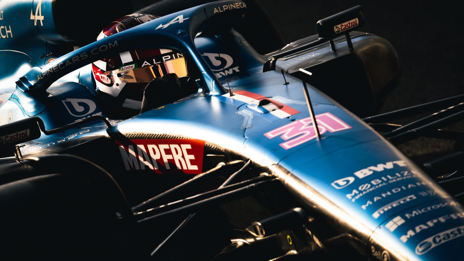Esteban Ocon (FRA) Alpine F1 Team A522. Formula 1 World Championship, Rd 22, Abu Dhabi Grand Prix, Yas Marina Circuit, Abu