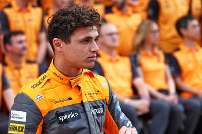 Lando Norris (GBR) McLaren at a team photograph. Formula 1 World Championship, Rd 22, Abu Dhabi Grand Prix, Yas Marina