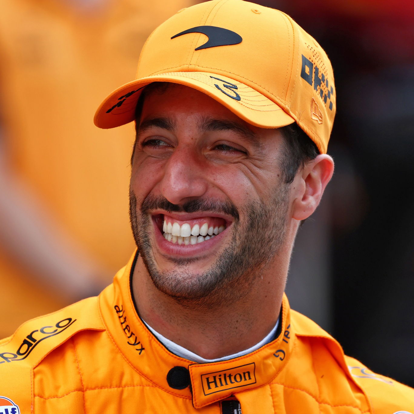 Daniel Ricciardo (AUS) McLaren at a team photograph. Formula 1 World Championship, Rd 22, Abu Dhabi Grand Prix, Yas Marina