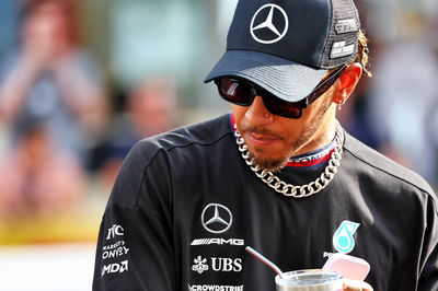 Lewis Hamilton (GBR) Mercedes AMG F1 on the drivers parade. Formula 1 World Championship, Rd 22, Abu Dhabi Grand Prix, Yas