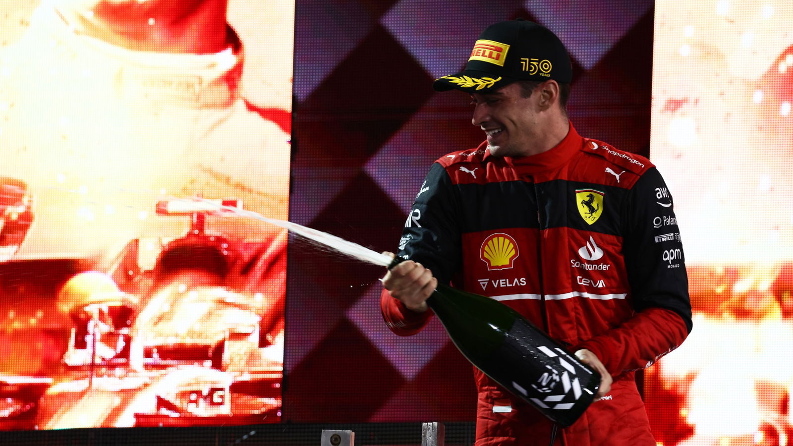 2nd place Charles Leclerc (MON) Ferrari. Formula 1 World Championship, Rd 22, Abu Dhabi Grand Prix, Yas Marina Circuit, Abu