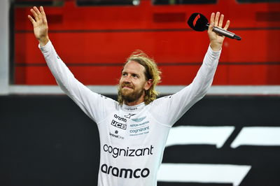 Sebastian Vettel (GER) Aston Martin F1 Team in parc ferme. Formula 1 World Championship, Rd 22, Abu Dhabi Grand Prix, Yas