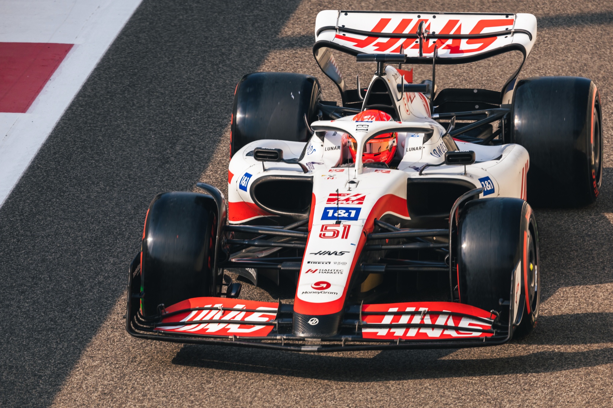Pietro Fittipaldi (BRA ) Pembalap Cadangan Haas VF-22. Tes Formula 1, Sirkuit Yas Marina, Abu Dhabi, Selasa.-