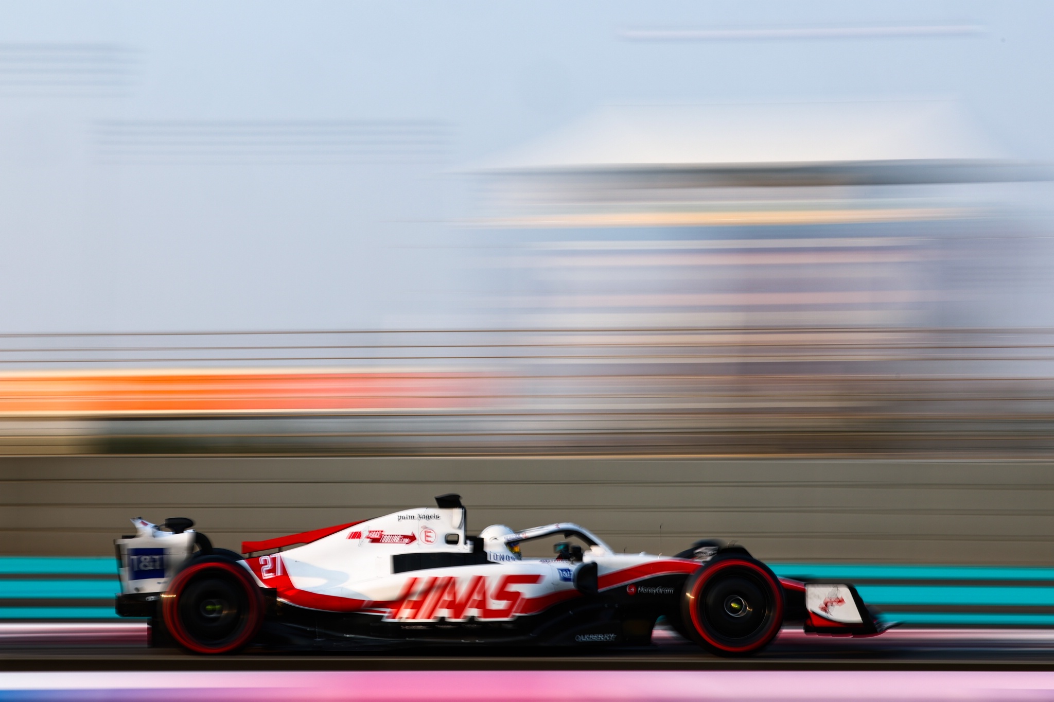 Nico Hulkenberg (GER) , Haas F1 Team F1 Team Formula 1 Testing, Yas Marina Circuit, Abu Dhabi, Tuesday.-