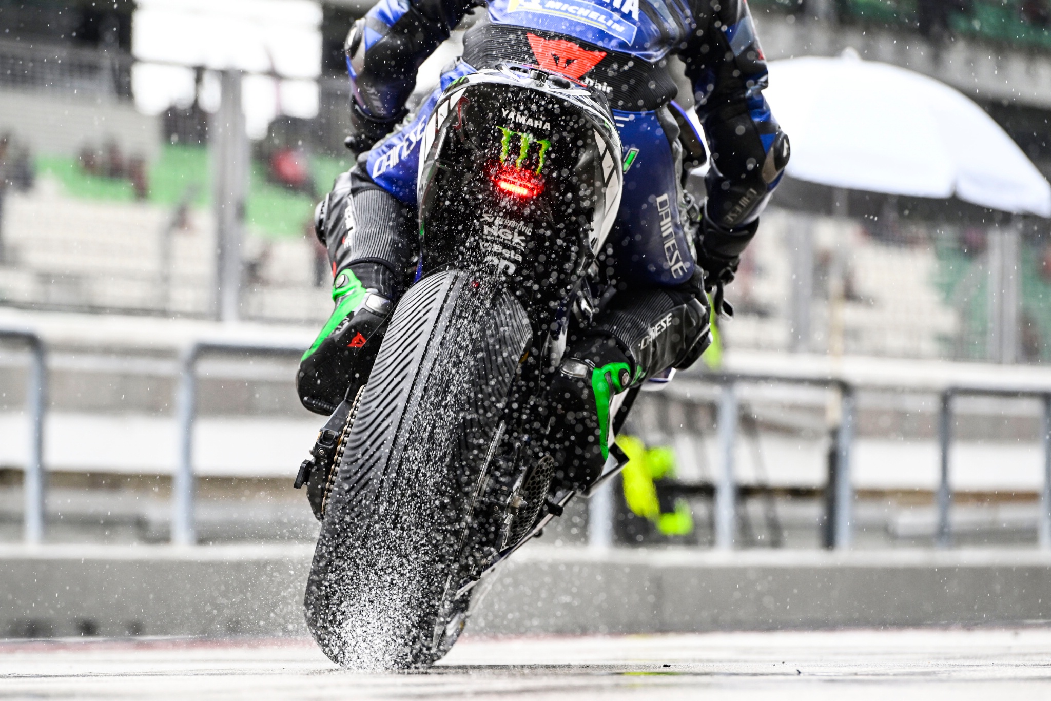 Rain, Sepang MotoGP test, 11 February