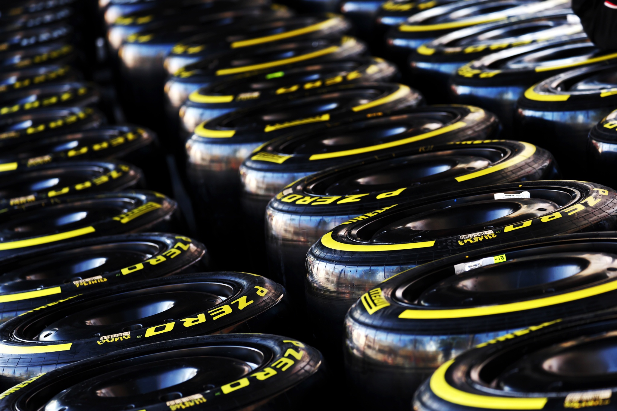Pirelli tyres. Formula 1 Testing, Sakhir, Bahrain, Preparations.- www.xpbimages.com, EMail: requests@xpbimages.com ©
