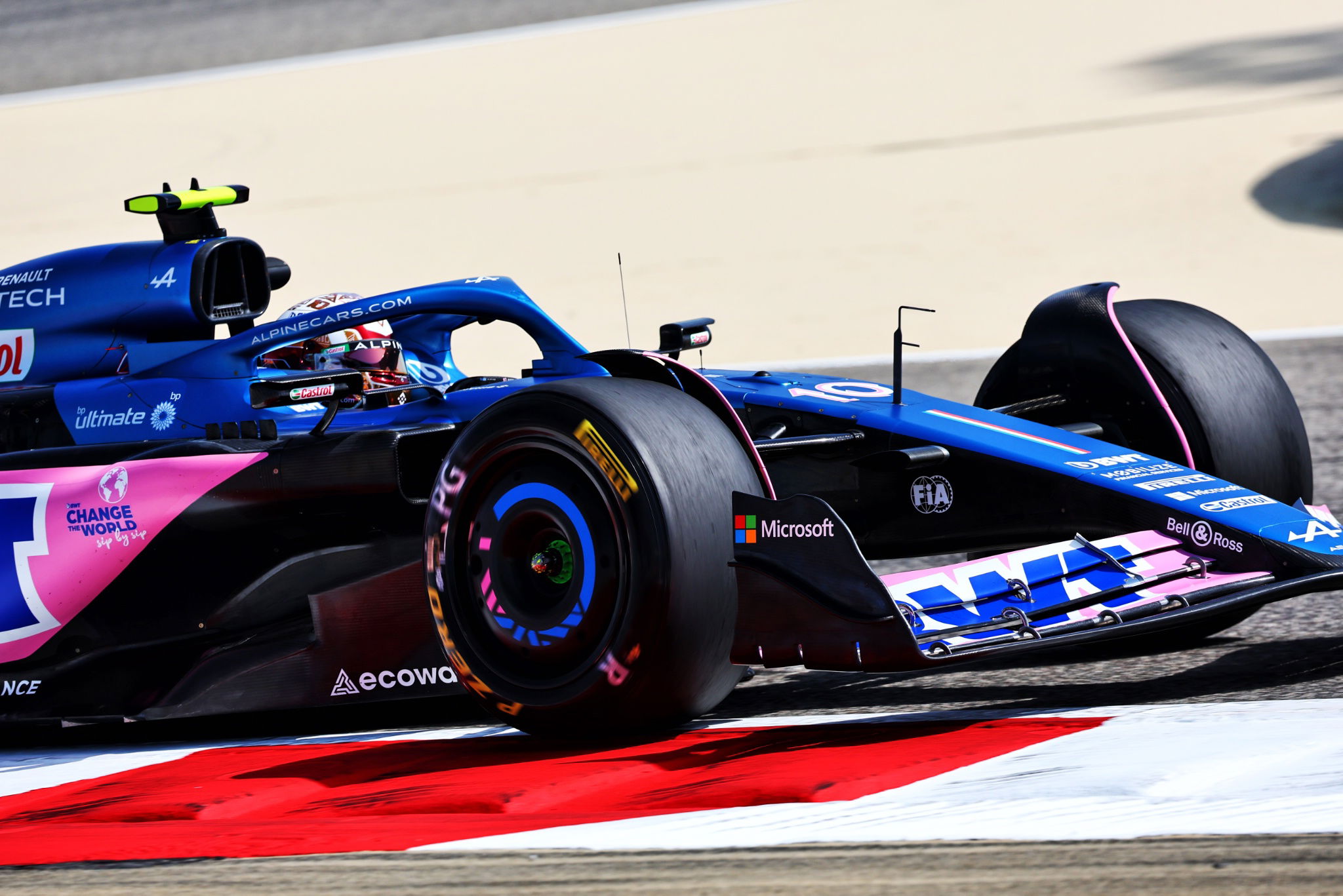 Pierre Gasly (FRA) Alpine F1 Team A523. Formula 1 Testing, Sakhir, Bahrain, Day One.- www.xpbimages.com, EMail: