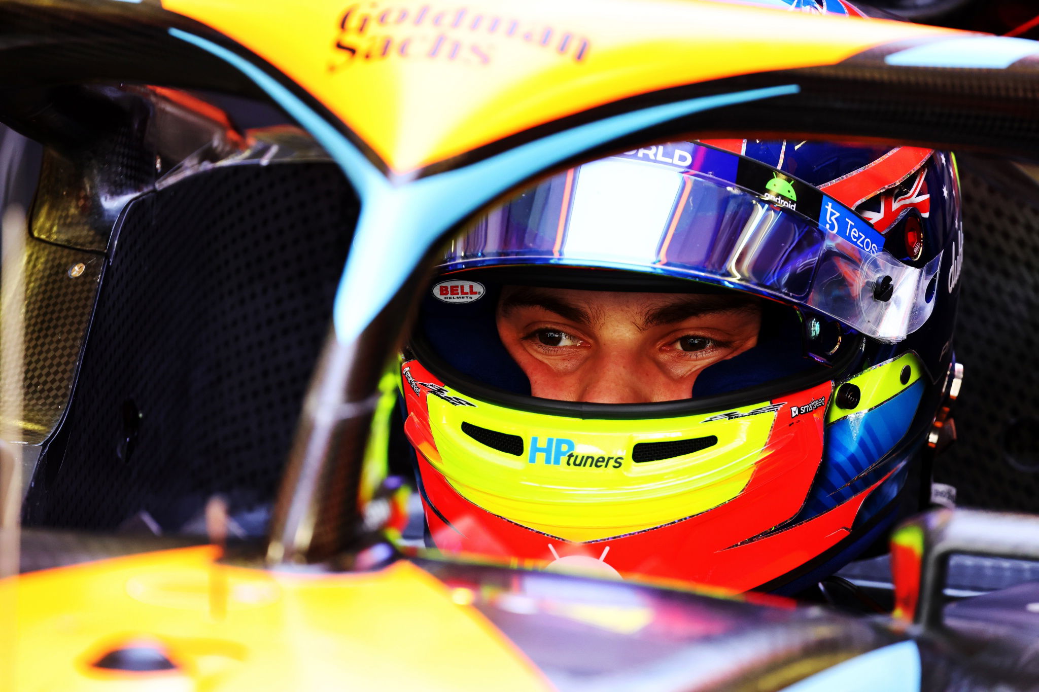 Oscar Piastri (AUS) McLaren MCL60. Formula 1 Testing, Sakhir, Bahrain, Day One.- www.xpbimages.com, EMail: