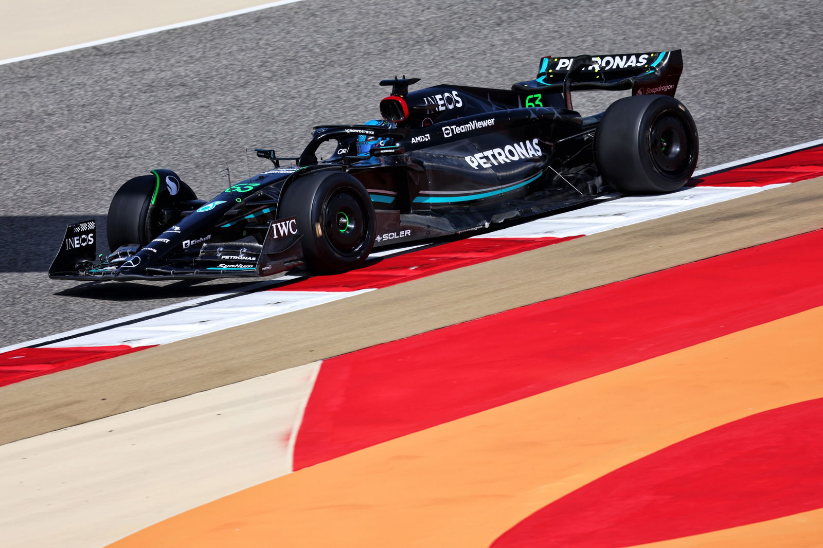 George Russell (GBR) Mercedes AMG F1 W14. Formula 1 Testing, Sakhir, Bahrain, Day One.- www.xpbimages.com, EMail: