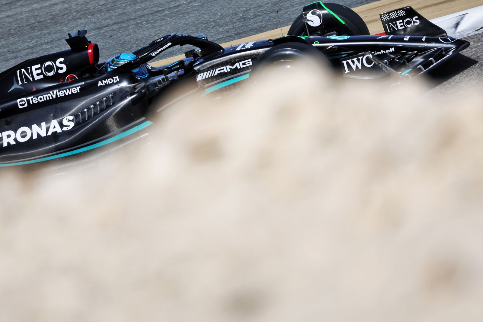 George Russell (GBR) Mercedes AMG F1 W14. Formula 1 Testing, Sakhir, Bahrain, Day One.- www.xpbimages.com, EMail: