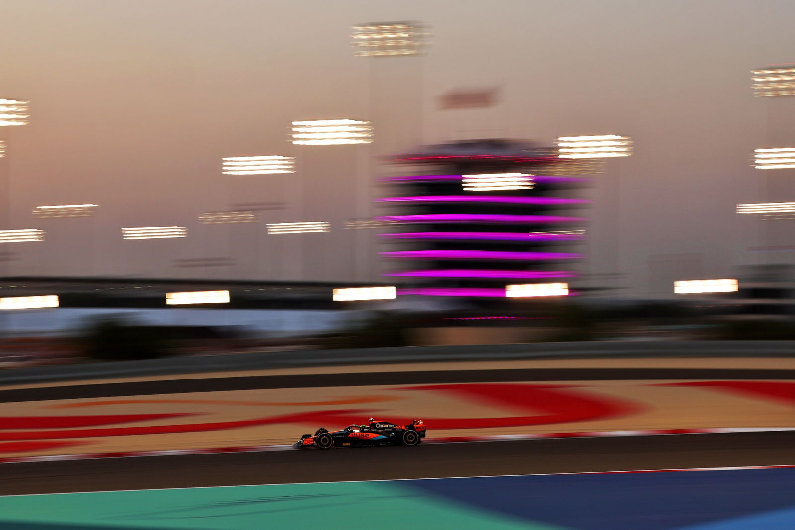 Lando Norris (GBR) McLaren MCL60. Formula 1 Testing, Sakhir, Bahrain, Day One. - www.xpbimages.com, EMail: