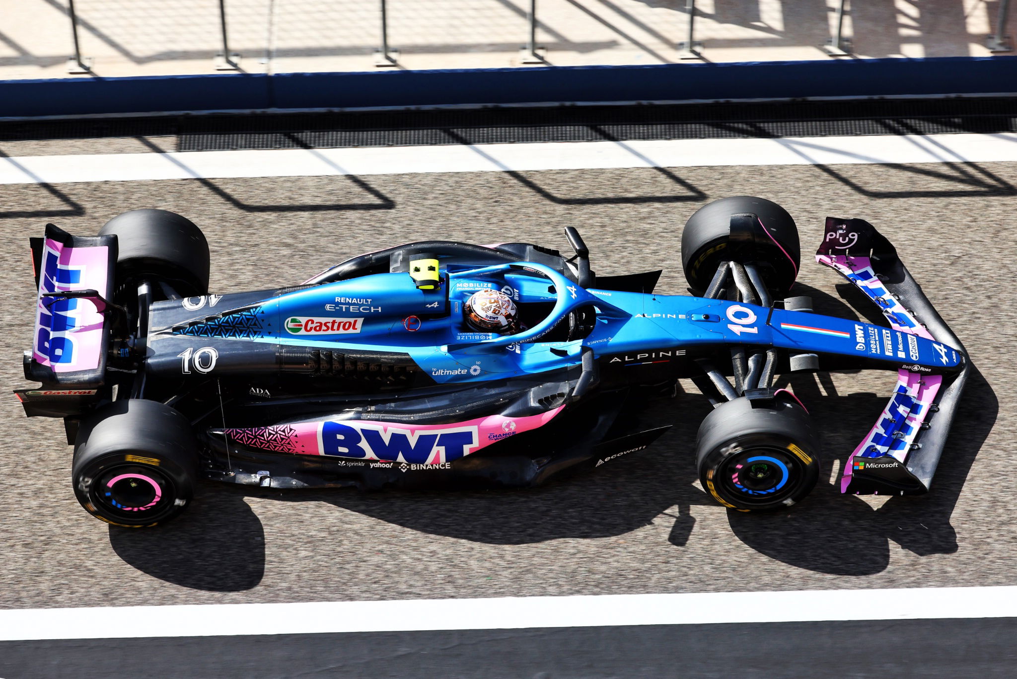 Pierre Gasly (FRA) Alpine F1 Team A523. Formula 1 Testing, Sakhir, Bahrain, Day One. - www.xpbimages.com, EMail: