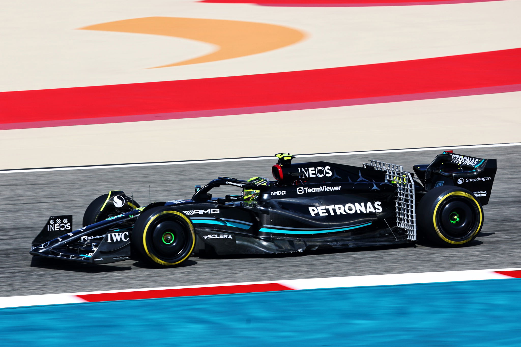 Lewis Hamilton (GBR) Mercedes AMG F1 W14. Formula 1 Testing, Sakhir, Bahrain, Day Two.- www.xpbimages.com, EMail: