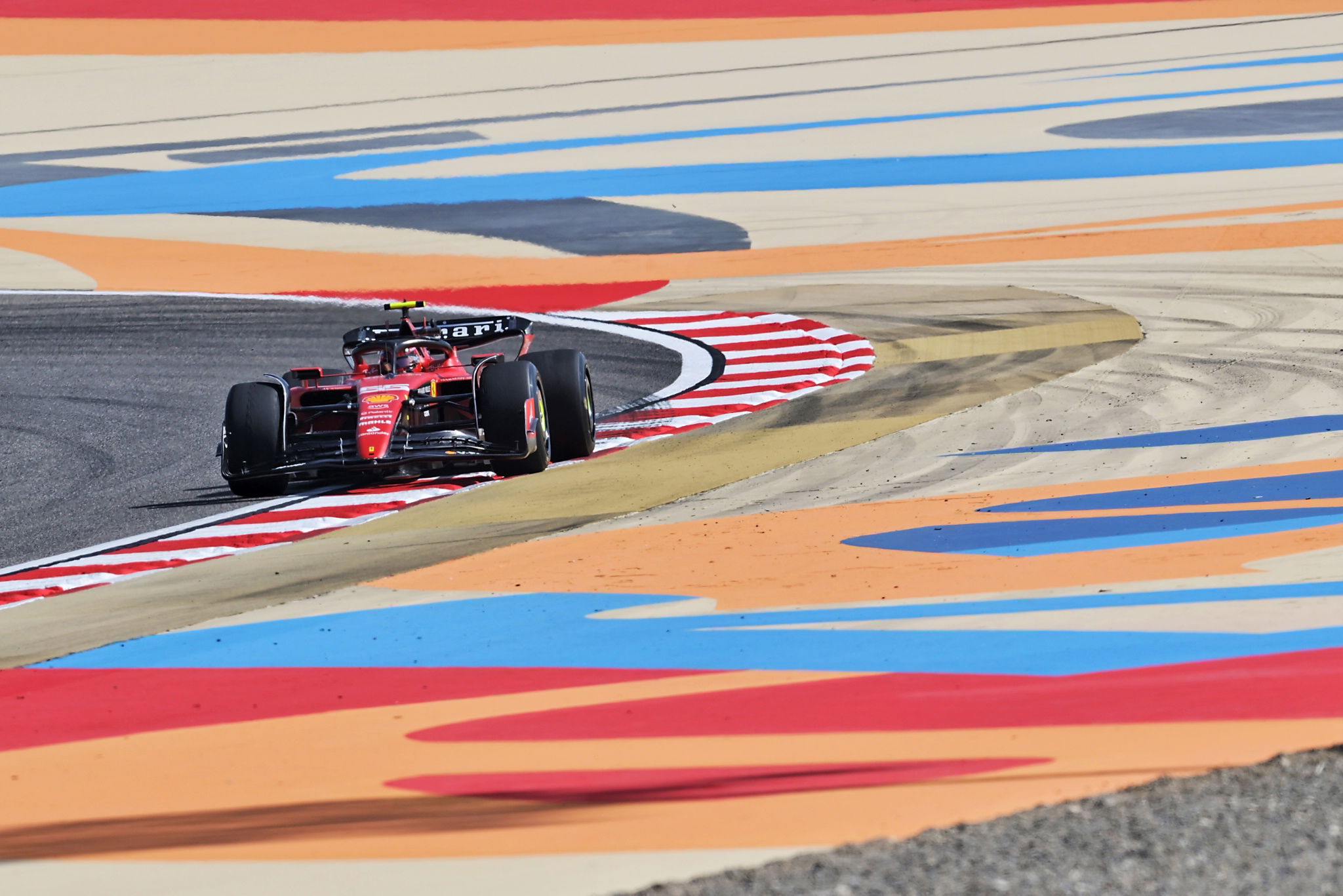 Carlos Sainz Jr (ESP) Ferrari SF-23. Formula 1 Testing, Sakhir, Bahrain, Day Two.- www.xpbimages.com, EMail: