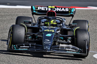 Lewis Hamilton (GBR) Mercedes AMG F1 W14. Formula 1 Testing, Sakhir, Bahrain, Day Two.- www.xpbimages.com, EMail: