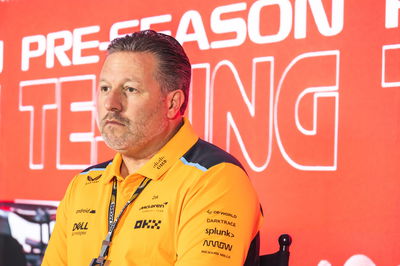 Zak Brown (USA) McLaren Executive Director, in the FIA Press Conference. Formula 1 Testing, Sakhir, Bahrain, Day Two.-