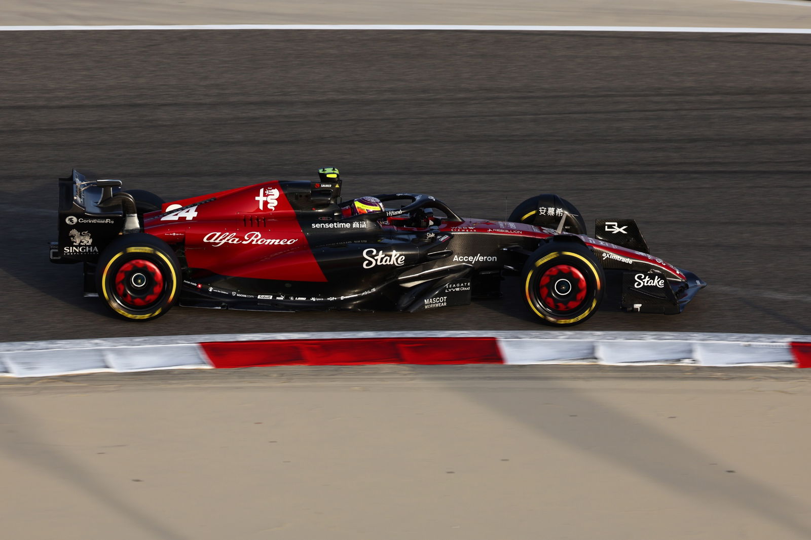 Zhou Guanyu (CHN) Alfa Romeo F1 Team C39. Formula 1 Testing, Sakhir, Bahrain, Day Two.- www.xpbimages.com, EMail: