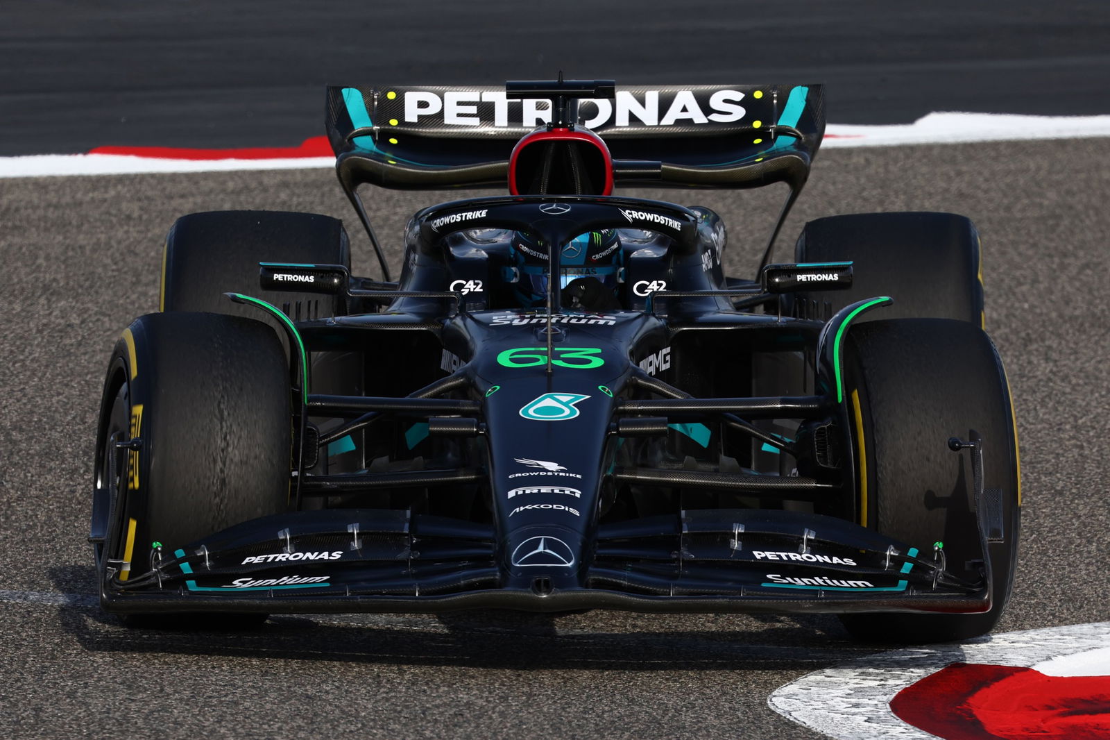 George Russell (GBR) Mercedes AMG F1 W14. Formula 1 Testing, Sakhir, Bahrain, Day Two.- www.xpbimages.com, EMail: