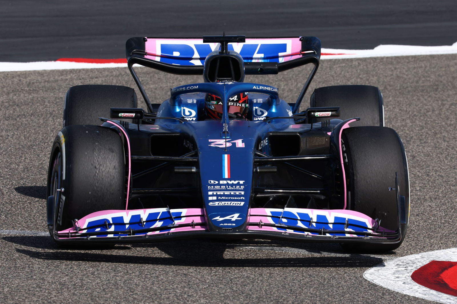 Esteban Ocon (FRA) Alpine F1 Team A523. Formula 1 Testing, Sakhir, Bahrain, Day Two.- www.xpbimages.com, EMail: