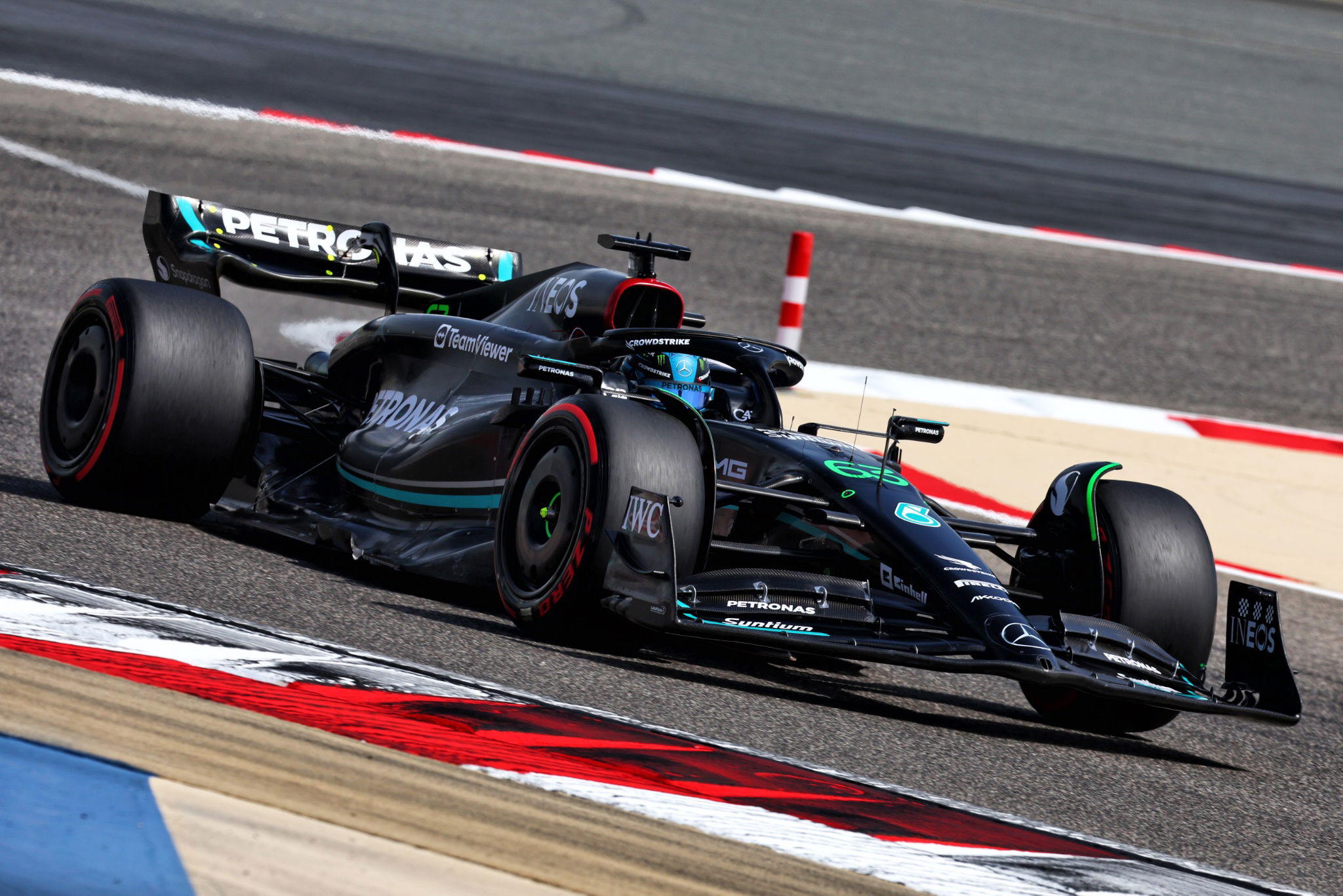 George Russell (GBR) Mercedes AMG F1 W14. Formula 1 Testing, Sakhir, Bahrain, Day Three.- www.xpbimages.com, EMail: