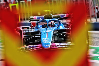 Pierre Gasly (FRA) Alpine F1 Team A523 enters the pit box. Formula 1 Testing, Sakhir, Bahrain, Day Three.
-