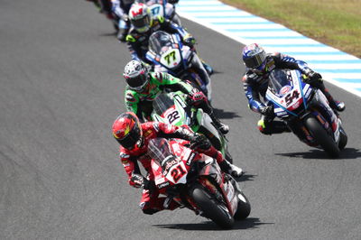 Michael Ruben Rinaldi Superpole race, Australian WorldSBK, 27 February