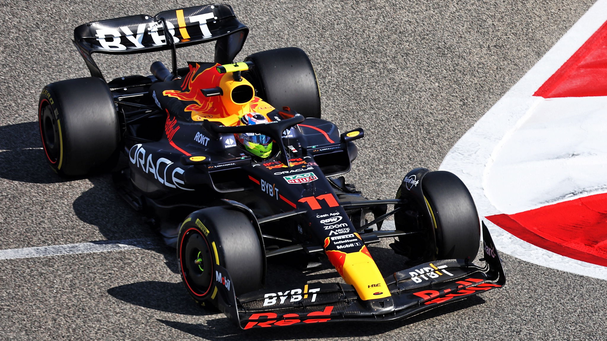 Sergio Perez (MEX) Red Bull Racing RB19. Formula 1 World Championship, Rd 1, Bahrain Grand Prix, Sakhir, Bahrain, Practice