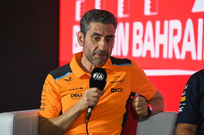 Andrea Stella (ITA) McLaren Team Principal in the FIA Press Conference. Formula 1 World Championship, Rd 1, Bahrain Grand