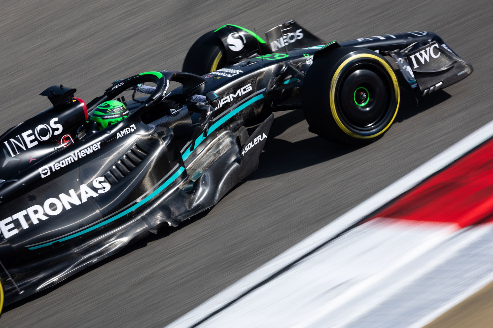 George Russell (GBR ) Mercedes AMG F1 W14. Kejuaraan Dunia Formula 1, Rd 1, Grand Prix Bahrain, Sakhir, Bahrain,