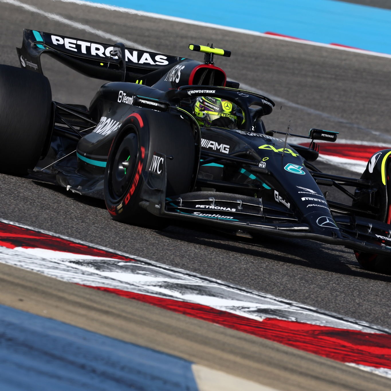 Lewis Hamilton (GBR) Mercedes AMG F1 W14. Formula 1 World Championship, Rd 1, Bahrain Grand Prix, Sakhir, Bahrain,