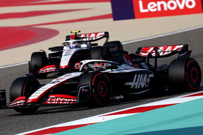 Kevin Magnussen (DEN) Haas VF-23 and team mate Nico Hulkenberg (GER) Haas VF-23. Formula 1 World Championship, Rd 1,