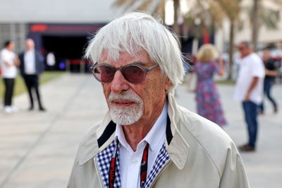 Bernie Ecclestone (GBR). Formula 1 World Championship, Rd 1, Bahrain Grand Prix, Sakhir, Bahrain, Race Day.
-