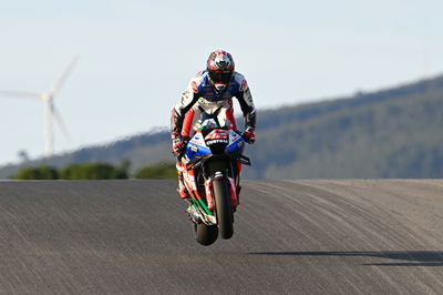 Alex Rins, Jump, Portimao MotoGP test, 11 March