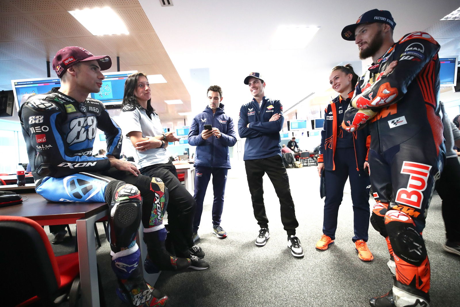 Miguel Oliveira, Joan Mir, Jack Miller , Portimao MotoGP test, 12 March