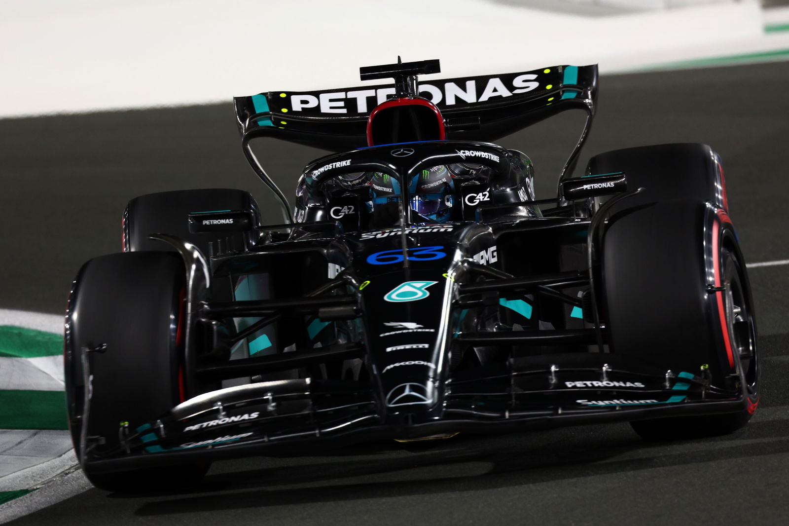 George Russell (GBR) Mercedes AMG F1 W14. Formula 1 World Championship, Rd 2, Saudi Arabian Grand Prix, Jeddah, Saudi