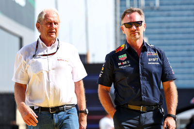 (L to R): Dr Helmut Marko (AUT) R