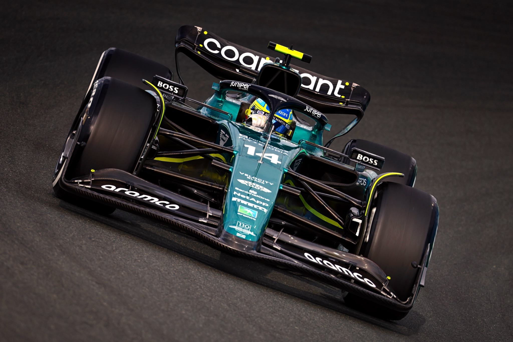 Fernando Alonso (ESP ) Tim F1 Aston Martin AMR23. Kejuaraan Dunia Formula 1, Rd 2, Grand Prix Arab Saudi, Jeddah,