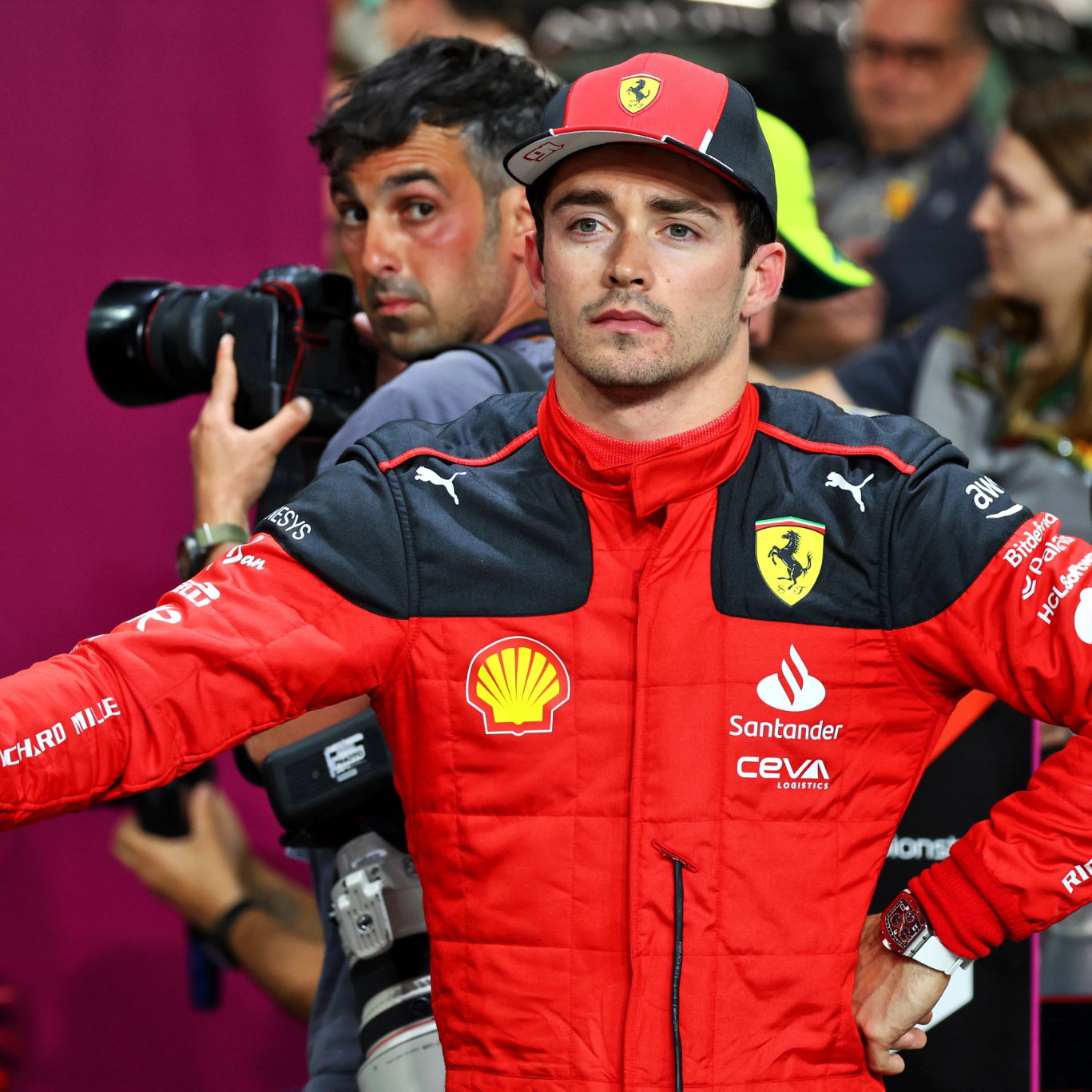Charles Leclerc (MON) Ferrari in qualifying parc ferme. Formula 1 World Championship, Rd 2, Saudi Arabian Grand Prix,