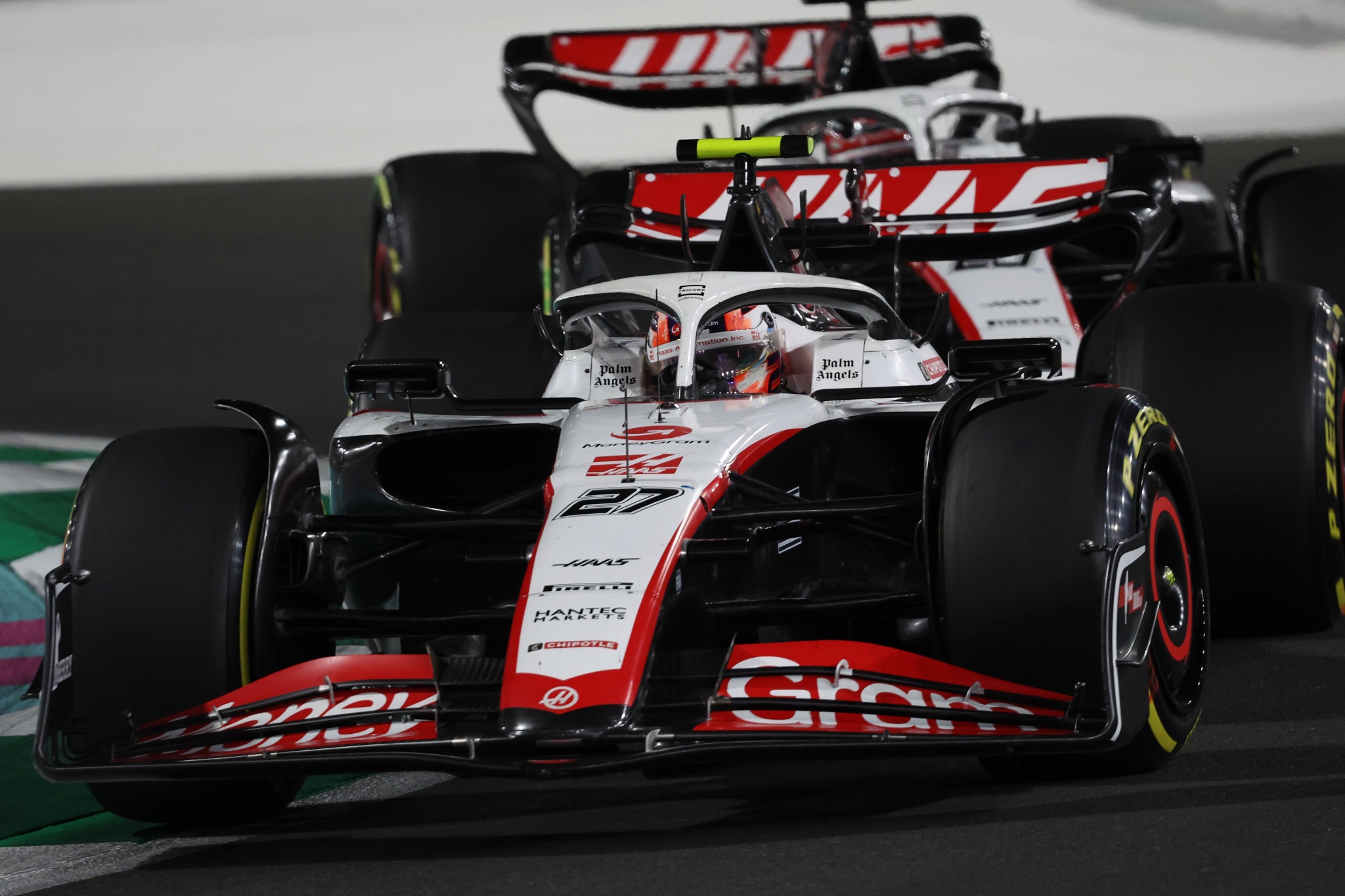 Nico Hulkenberg (GER) Haas VF-23. Formula 1 World Championship, Rd 2, Saudi Arabian Grand Prix, Jeddah, Saudi Arabia, Race