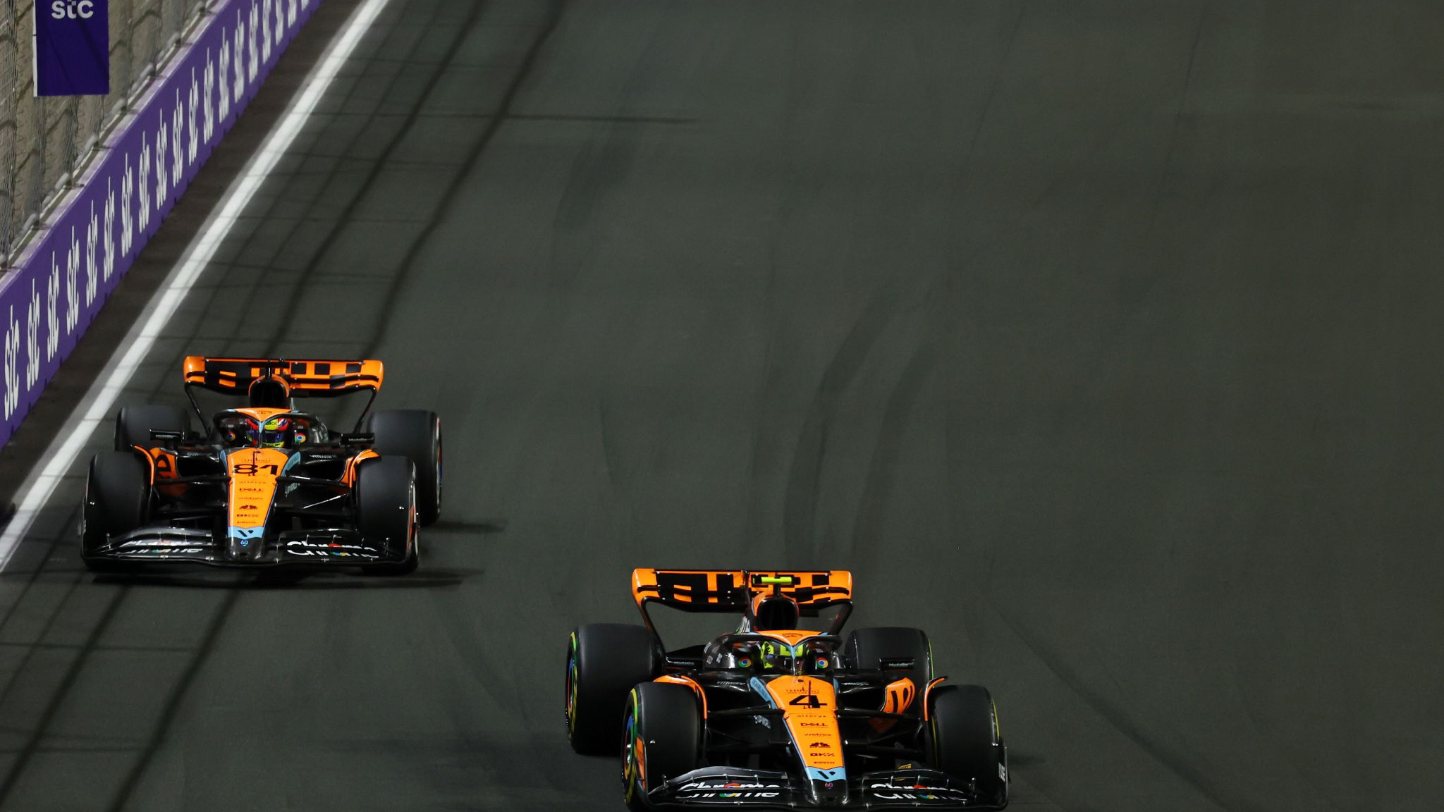 Lando Norris (GBR) McLaren MCL60. Formula 1 World Championship, Rd 2, Saudi Arabian Grand Prix, Jeddah, Saudi Arabia, Race