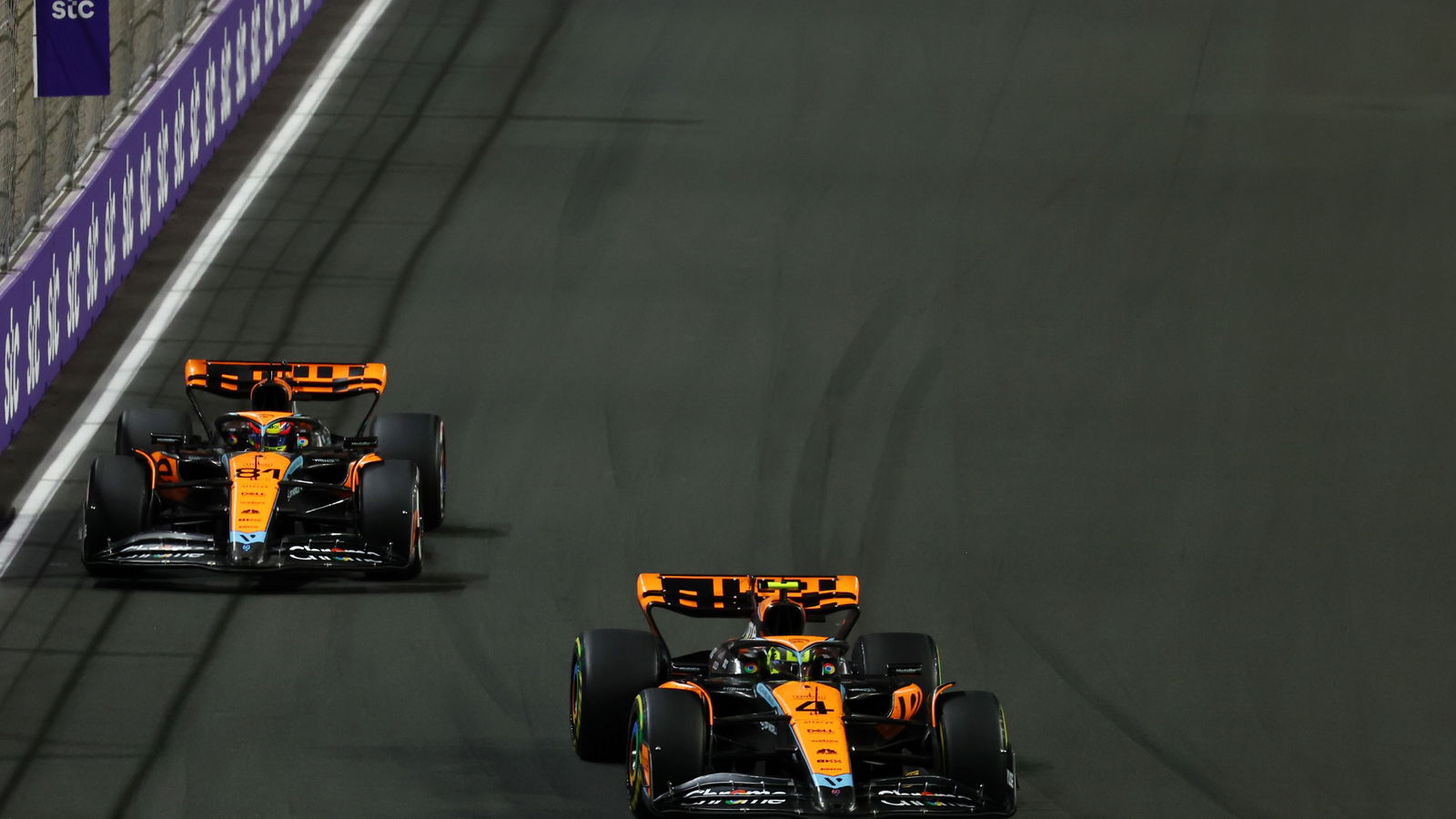 Lando Norris (GBR) McLaren MCL60. Formula 1 World Championship, Rd 2, Saudi Arabian Grand Prix, Jeddah, Saudi Arabia, Race