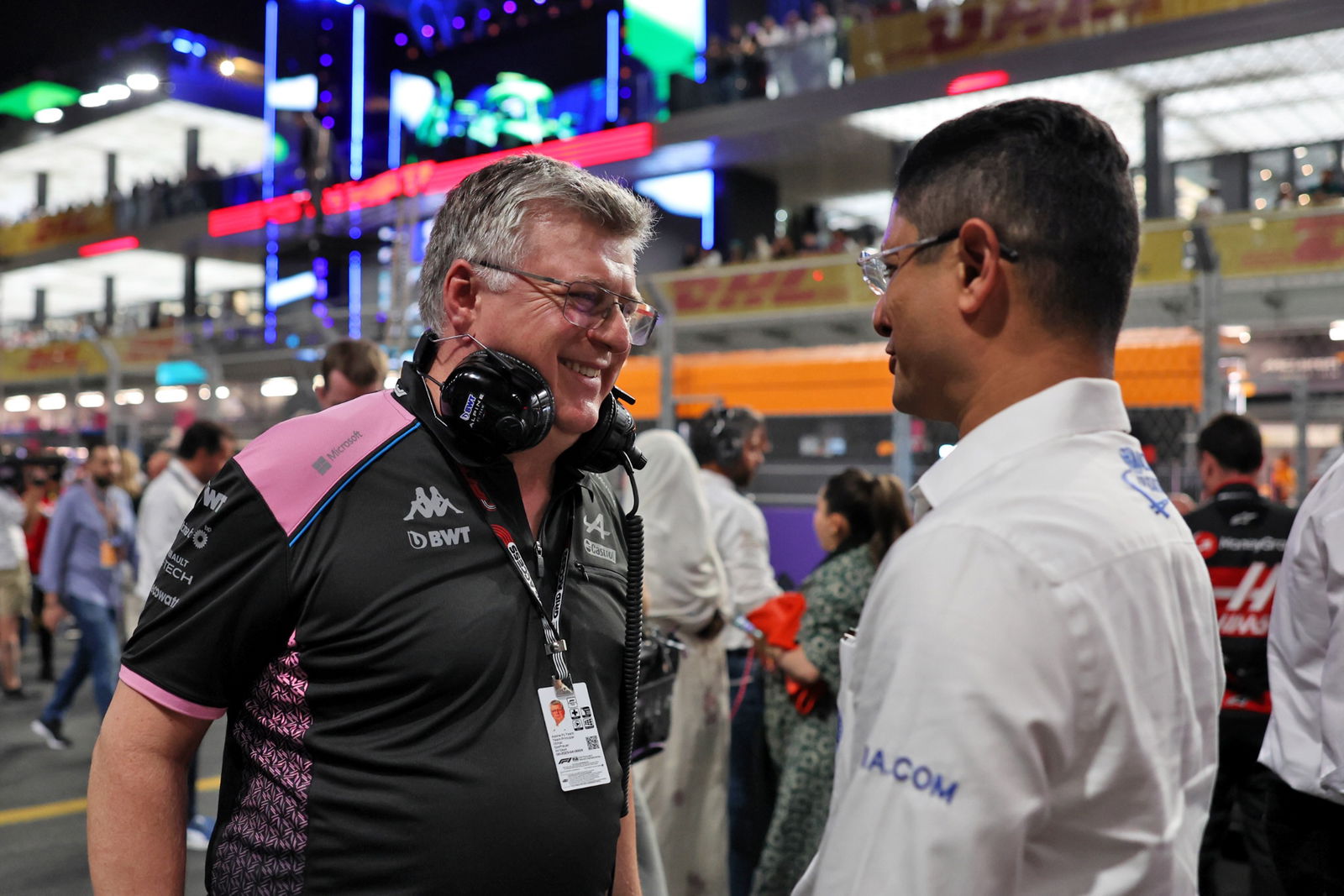 Otmar Szafnauer (AS ) Tim F1 Alpen, Ketua Tim di grid. Kejuaraan Dunia Formula 1, Rd 2, Grand Arab Saudi
