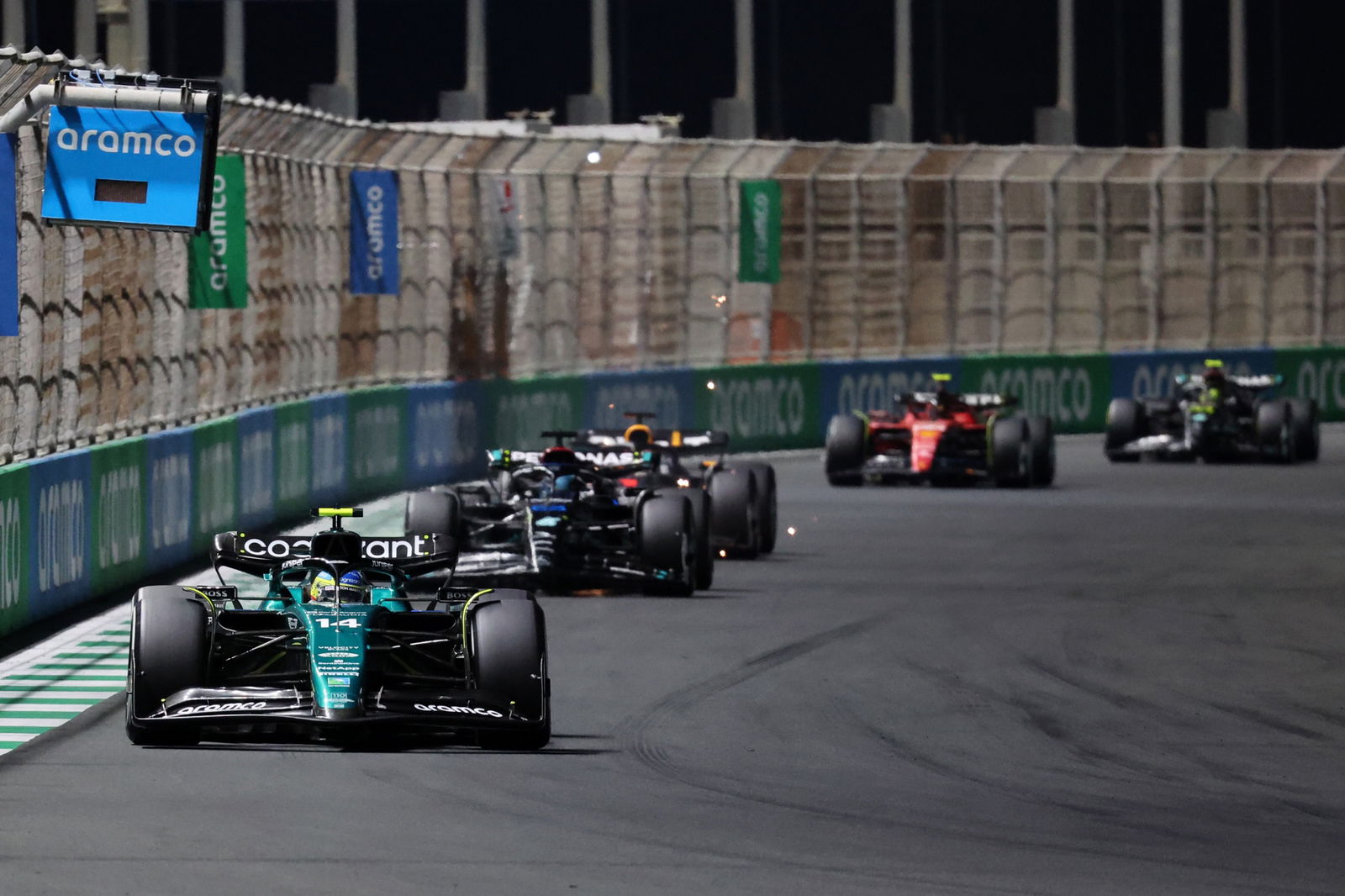 Fernando Alonso (ESP) Aston Martin F1 Team AMR23. Formula 1 World Championship, Rd 2, Saudi Arabian Grand Prix, Jeddah,