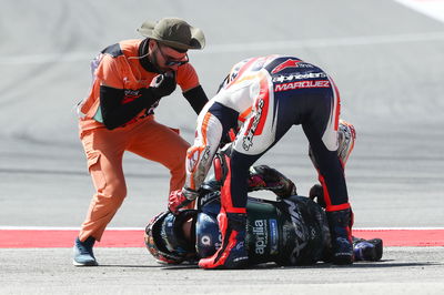 Miguel Oliveira, Marc Marquez crash, MotoGP race, Portuguese MotoGP, 26 March