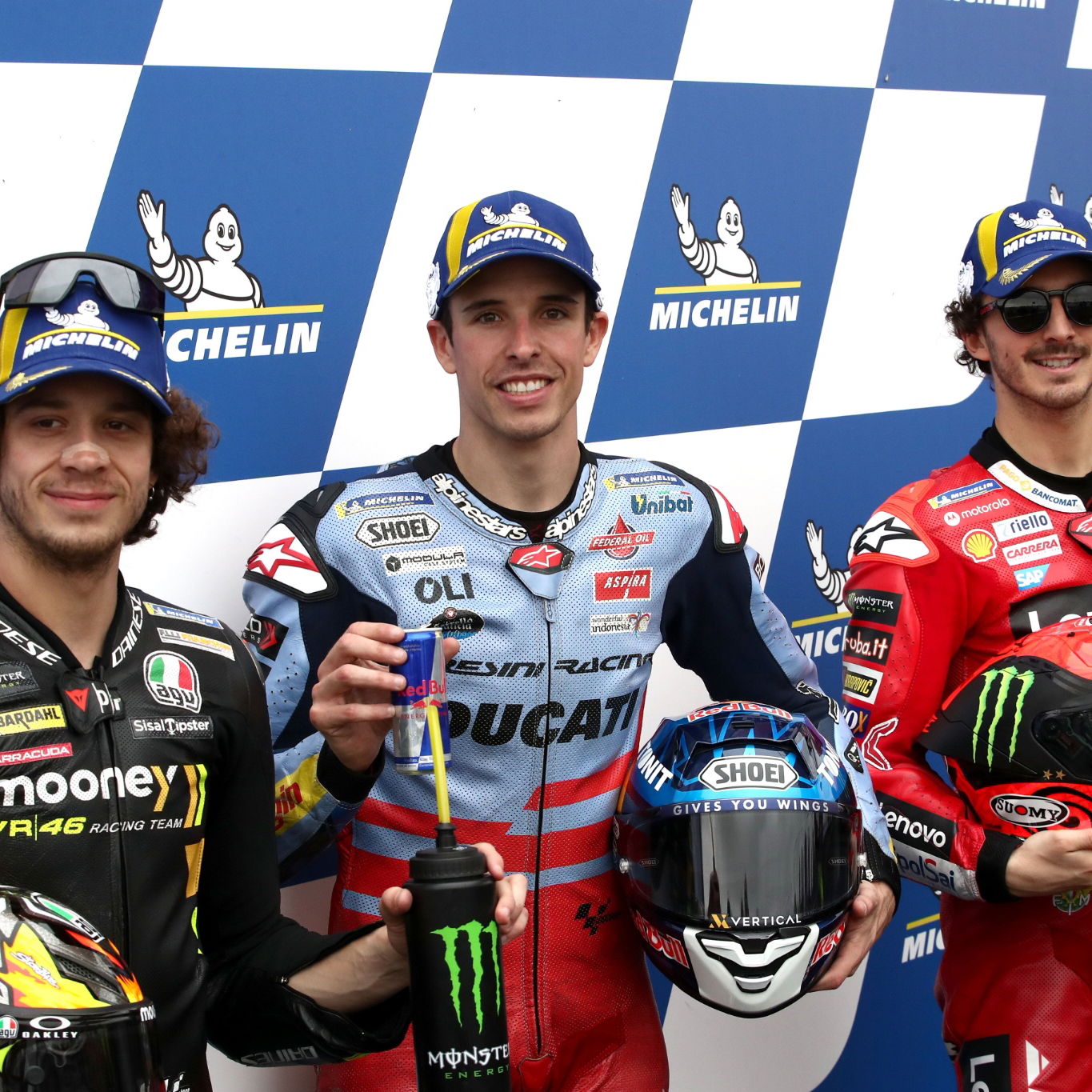 Marco Bezzecchi, Alex Marquez, Francesco Bagnaia, Argentina MotoGP, 1 April