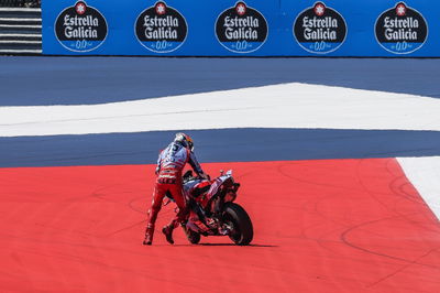 Alex Marquez after crashing, Sprint Race , Grand Prix Of The Americas, 15 April