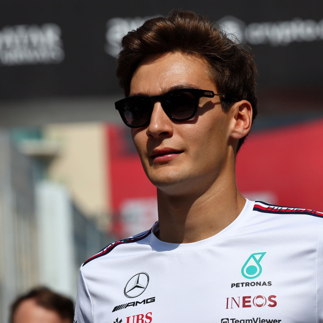 George Russell (GBR) Mercedes AMG F1. Formula 1 World Championship, Rd 4, Azerbaijan Grand Prix, Baku Street Circuit,