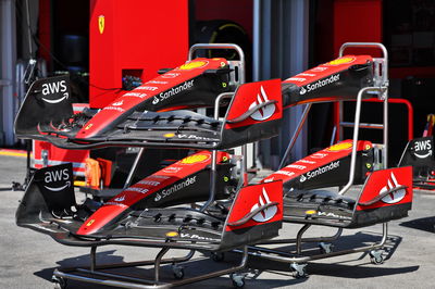 Ferrari SF-23 front wings. Formula 1 World Championship, Rd 4, Azerbaijan Grand Prix, Baku Street Circuit, Azerbaijan,