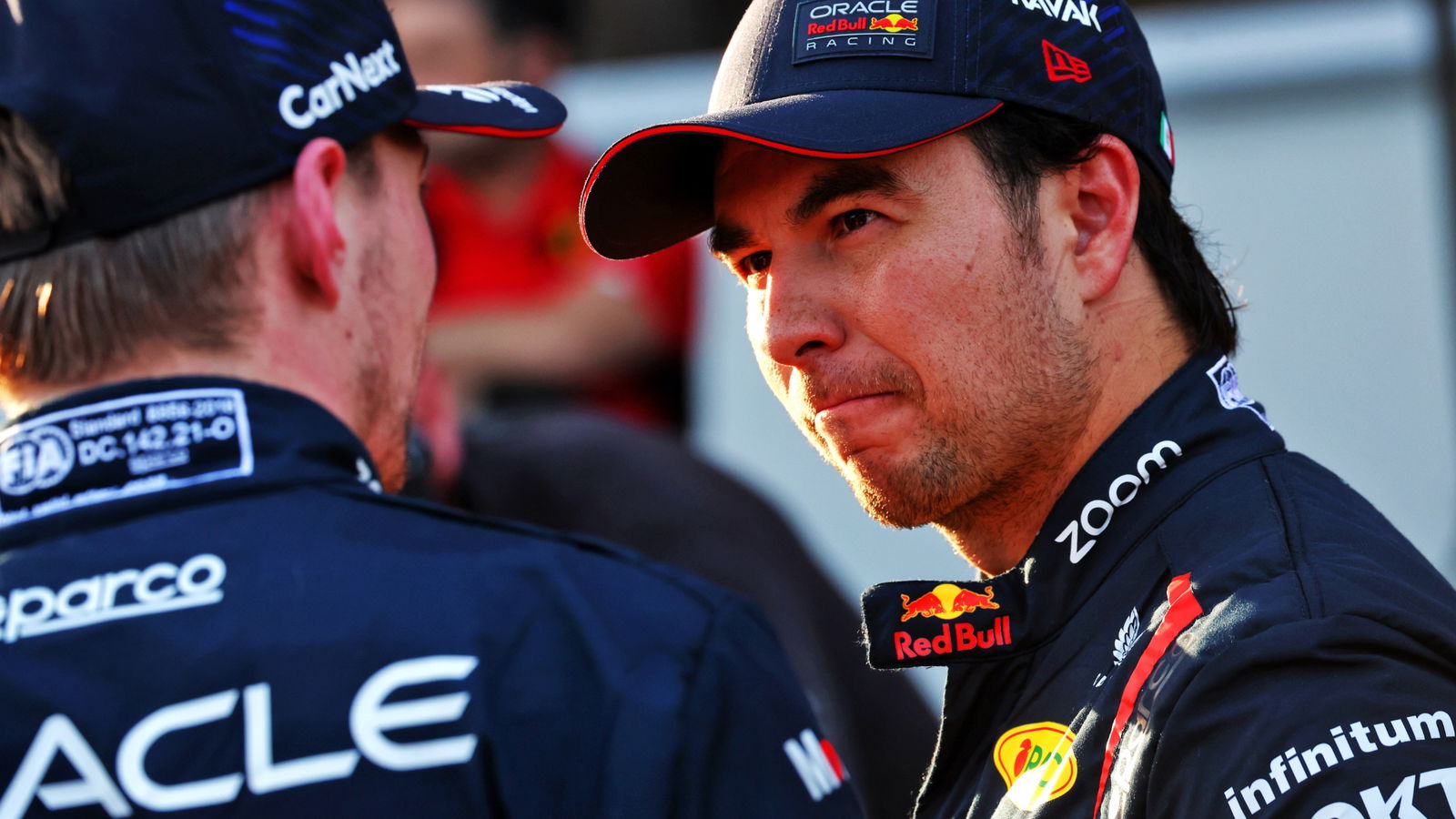Sergio Perez (MEX) Red Bull Racing and 
