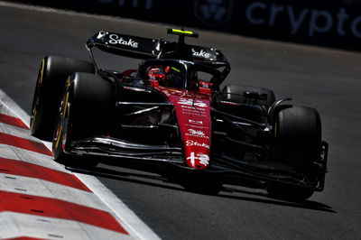 Zhou Guanyu (CHN) Alfa Romeo F1 Team C43. Formula 1 World Championship, Rd 4, Azerbaijan Grand Prix, Baku Street Circuit,